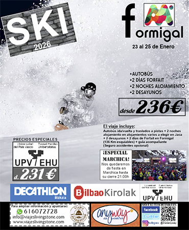 Viaje Formigal 2026