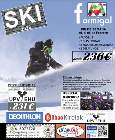 Viaje Formigal 2026